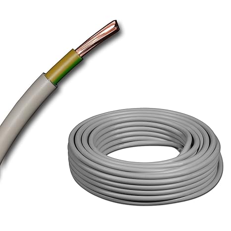 Meterware Erdkabel NYY-J 1x16 mm² RE schwarz Erdungskabel Blitzschutz grün/gelb Schnittlängen - jede Menge eine Länge