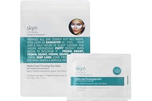 skyn ICELAND Hydro Cool Firming Under Eye Patches. Eye Gel Mask to Firm And Reduce Wrinkles, Fine Lines, Dark Circles, Puffy Eyes & Bags, 12 Pairs