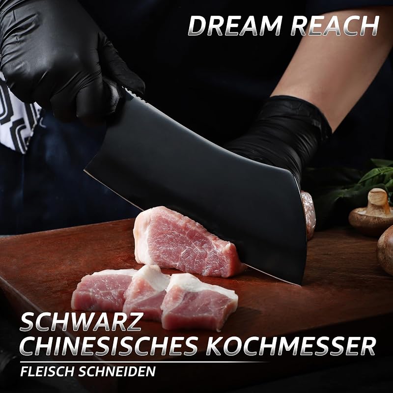 Chinesisches Kochmesser Hackmesser Full Tang Edelstahl