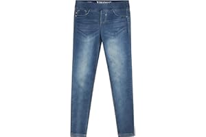 VIGOSS Girls' Jeggings - Pull On Super Stretch Denim Skinny Jeans for Girls (2T-16)