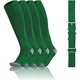 QBK 2-16Y Toddler Baseball Socks And Belt Youth Softball Tee Ball Combo Set for Boy Girl (2 Pairs of Socks & 1 Belt)