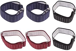PACKOVE Unisex Sleeve Garters 3 Pairs Adjustable Elastic Armbands for Dress Shirts Comfortable Fit