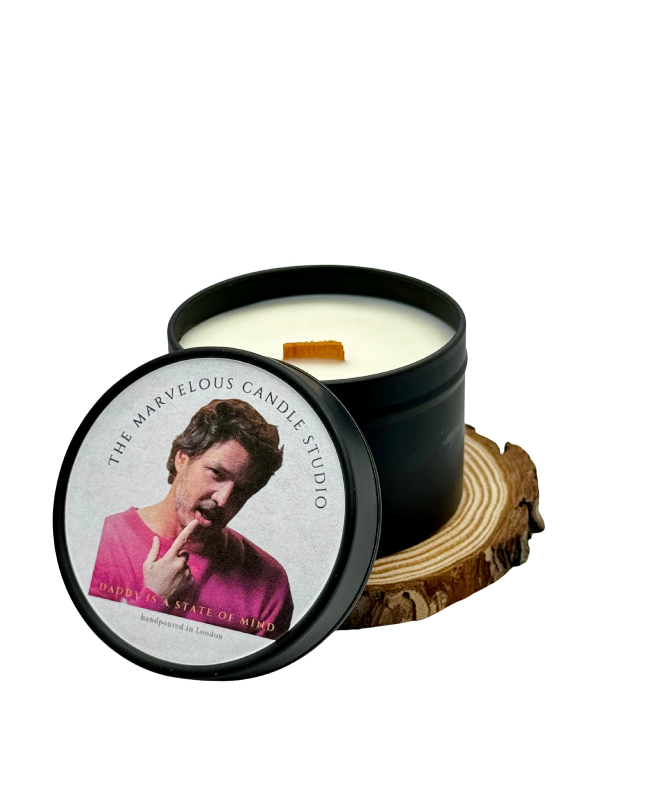Smells Like Pedro Pascal | Pop Culture Gifts | Celebrity Candles | Vegan Candles| Funny Novelty Pop Culture Gift | Celebrity Candle | 4oz