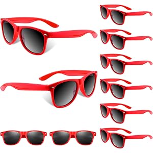BOUBONI 10/20/40 Pack Kids Sunglasses Bulk Retro Party Favors for Wedding Beach Summer Pool Party Supplies Goodie Stuffers