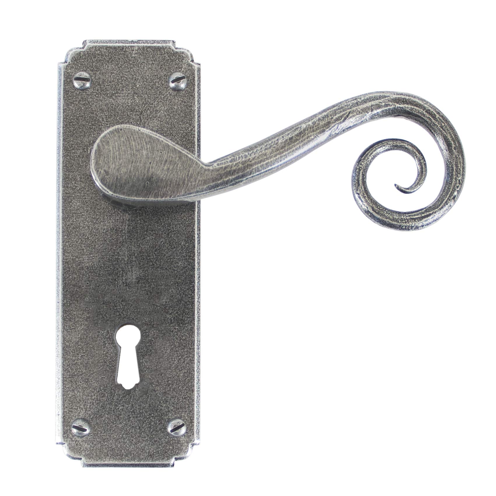 From the Anvil Pewter Monkeytail Lever Lock Set