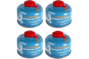 Perune Iso-Butane Camping Fuel Gas Canister All Season Mix - 100gram (4 Pack) Beef Tallow for Skin