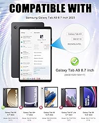 BRAECN Case for Samsung Galaxy Tab A9 5G Tablet