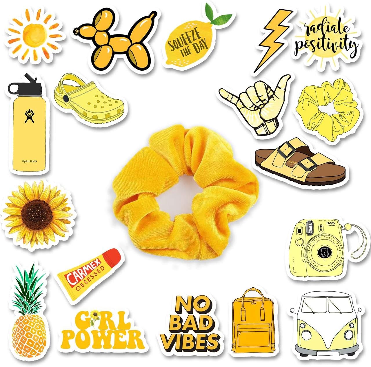 Amazon Com Vsco Stickers For Water Bottles And Hair Scrunchies