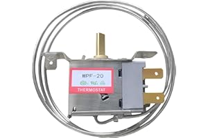 Universal Fridge/Freezer Thermostat Refrigerator Temperature Control WPF-20, Thermostat for Mini Fridge Compatible with WPF16