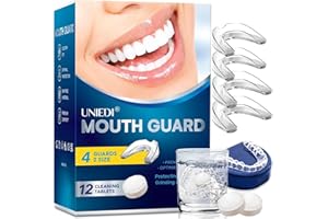 Mouth Guard for Grinding Teeth at Night: Custom Fit Moldable Mouthguards for Clenching and Bruxism Protection - Nighttime Sle