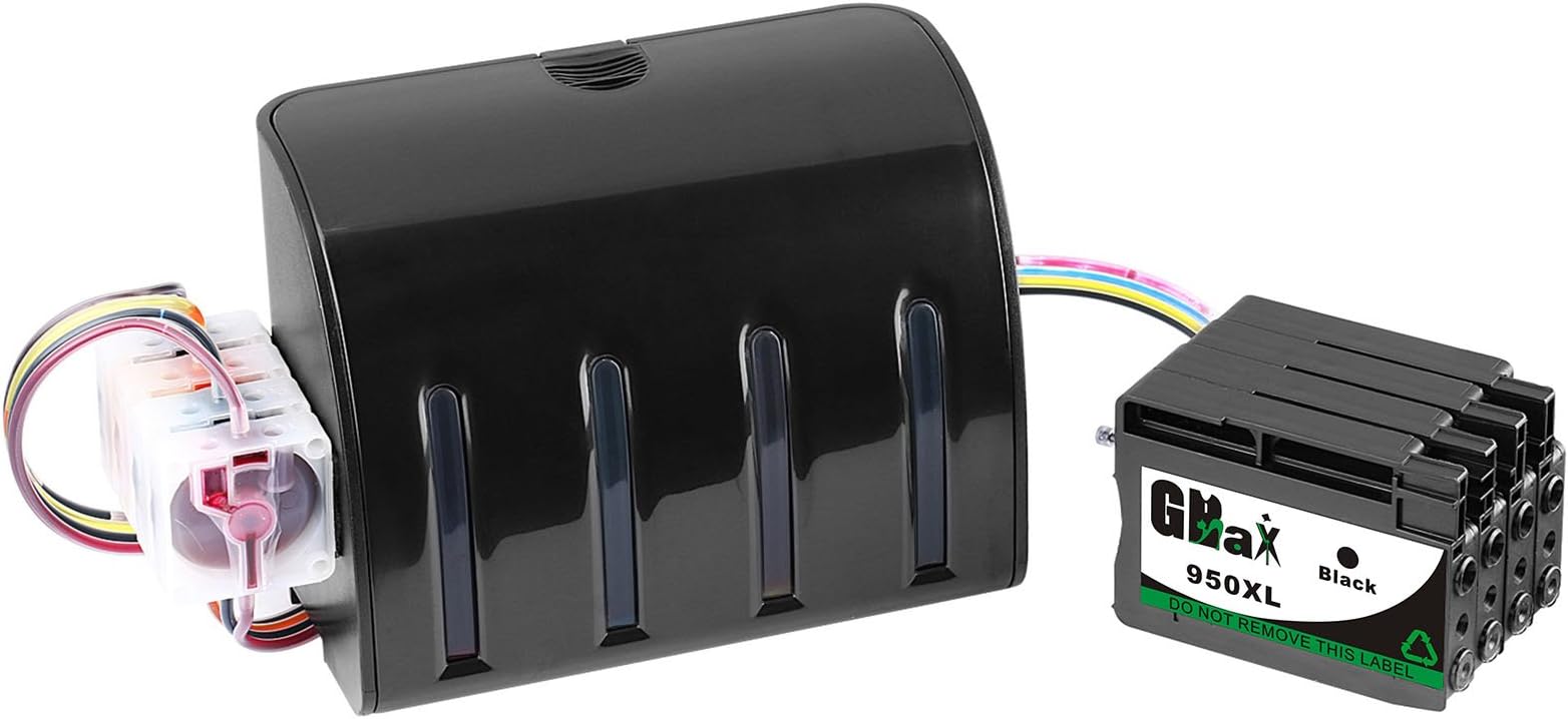 GBaX Continuous Ink Supply System CISS for HP 950 951 Officejet Pro 8100 8600 8610 8620 8630 251dw 276dw