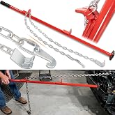 77175 Pulling Stick Tool for Boat Car Repair Body Panel Puller 52" w/ Chain | Auto Body Puller Alignment Bar 52" Long, Include 72" Chain, Dent Puller, For Aligning Bumpers, Panels, Hoods, Decks, Brackets