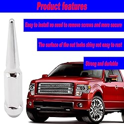 24PCS M14 x 1.5 Chrome Cone/Conical Bulge Seat