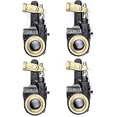 telfair 4 Pack AS1140 Automatic Brake Slack Adjusters, 1.5'' Diameter, 28 Splines, 5.5'' Lever with Locking Clevis (Compatible with Meritor R801070, R801072, R801073, Freightliner, Mack, TR1140)