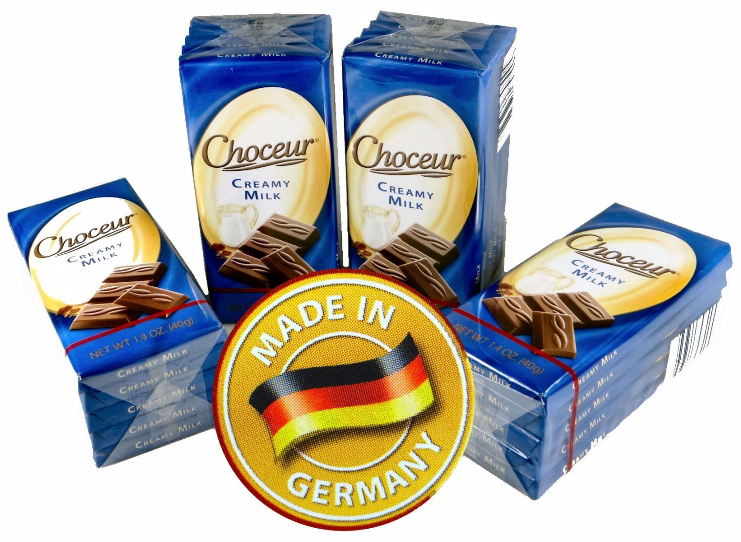 Choceur Creamy Milk Chocolate Bars 20 x 1.4 oz (40g) Bars Buy Online