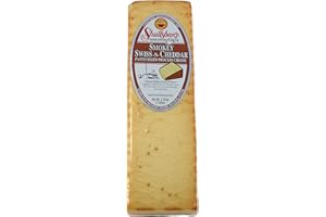 Shullsburg Creamery - Smoky Swiss and Cheddar Cheese - 2.25 Pound Loaf
