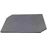 The Display Guys ~ 6pcs Gray Deluxe Velvet Ring Foam 144 Slot Jewelry Travel Ring Insert Display Pad Holder