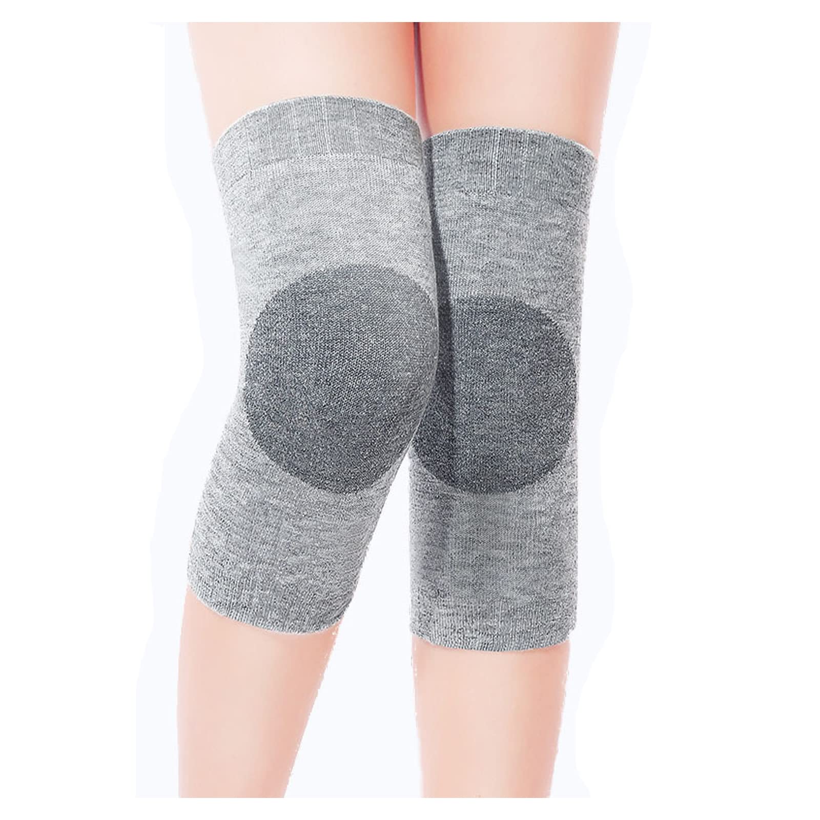 Women Men Winter Knee Warmers Knee Brace Sleeve Leg Warmer Wool Cashmere Knee Supports Tendonitis Knee Pads Legging Warm Thermal Ski Cycling Kneepads for Joint Pain Relief Arthritis Knee Protector