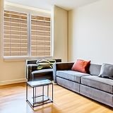 THY COLLECTIBLES Cordless Bamboo Roman Window Blind