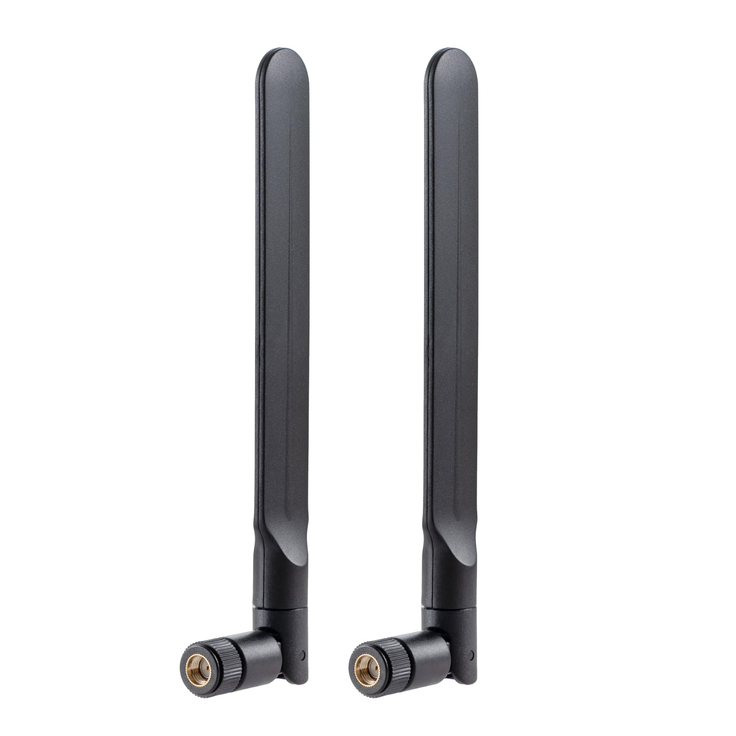 Photo 1 of WiFi 6 6E Tri-Band 2.4GHz/5GHz/6E Omnidirectional Antenna for PC Desktop Computer Motherboard WiFi Router, 2 Pack