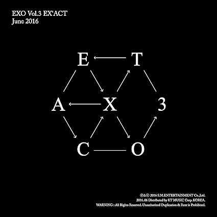 EXO [EX'ACT] 3rd Album KOREAN MONSTER Ver CD + 124p Photo Book+Photocard