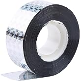 Horoper Bird Scare Reflective Flash Tape, Bird Scare Reflective Tape Ribbon, Scare Reflective Flash Tape Scare Birds Away for Outdoor, House, Garden, Patio, Orchard