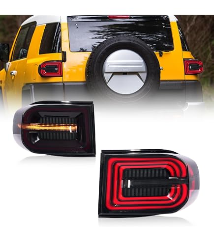 Amazon.com: Anzo USA 311184 Smoke LED Tail Light for Toyota Fj