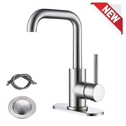 Bathroom Sink Faucets Hoimpro Modern Single Handle Wet Bar Sink