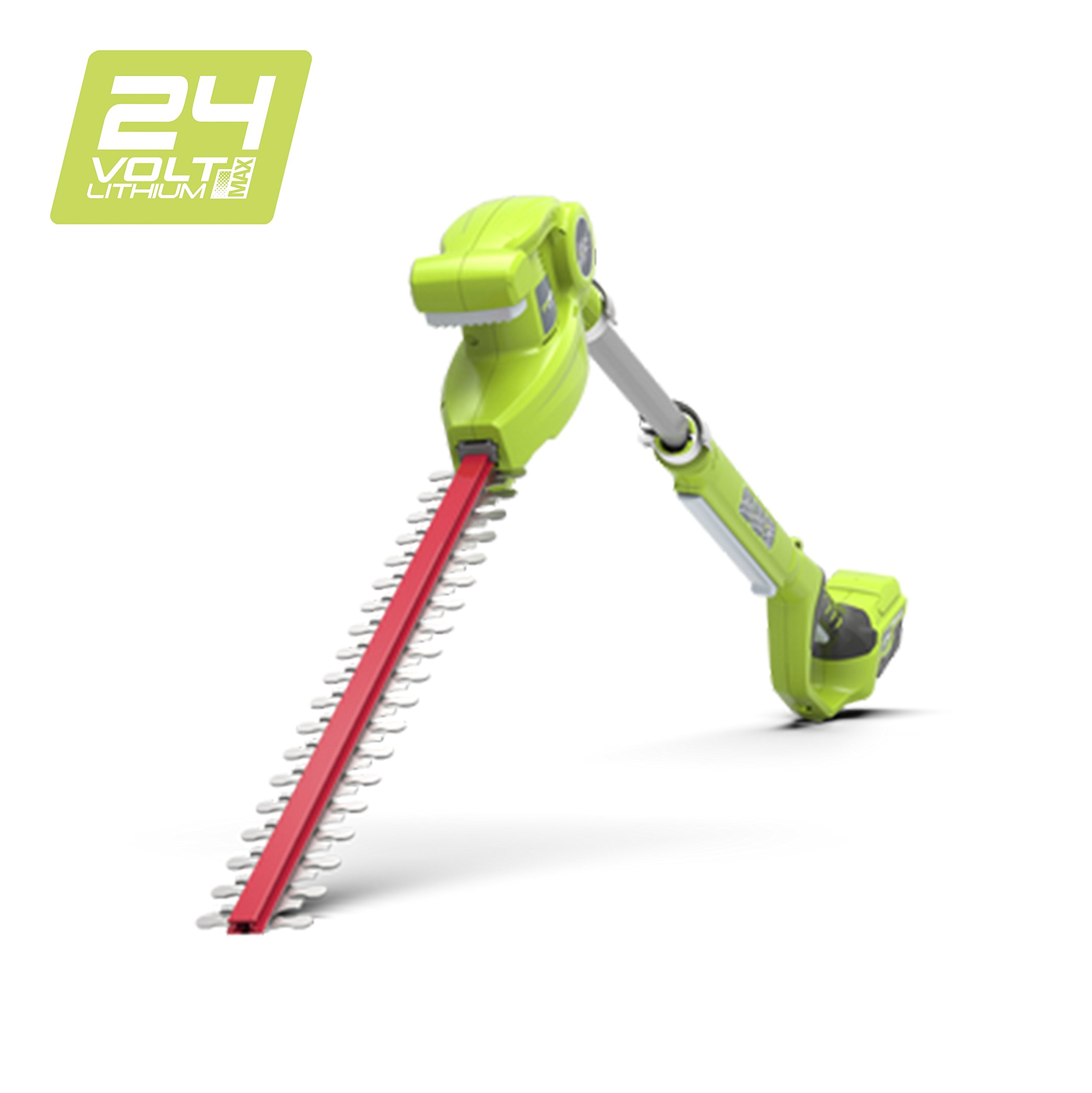 greenworks pole hedge trimmer
