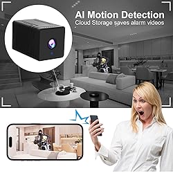 4K Wireless WiFi IP Camera,1800mAh Battery,Upgrade