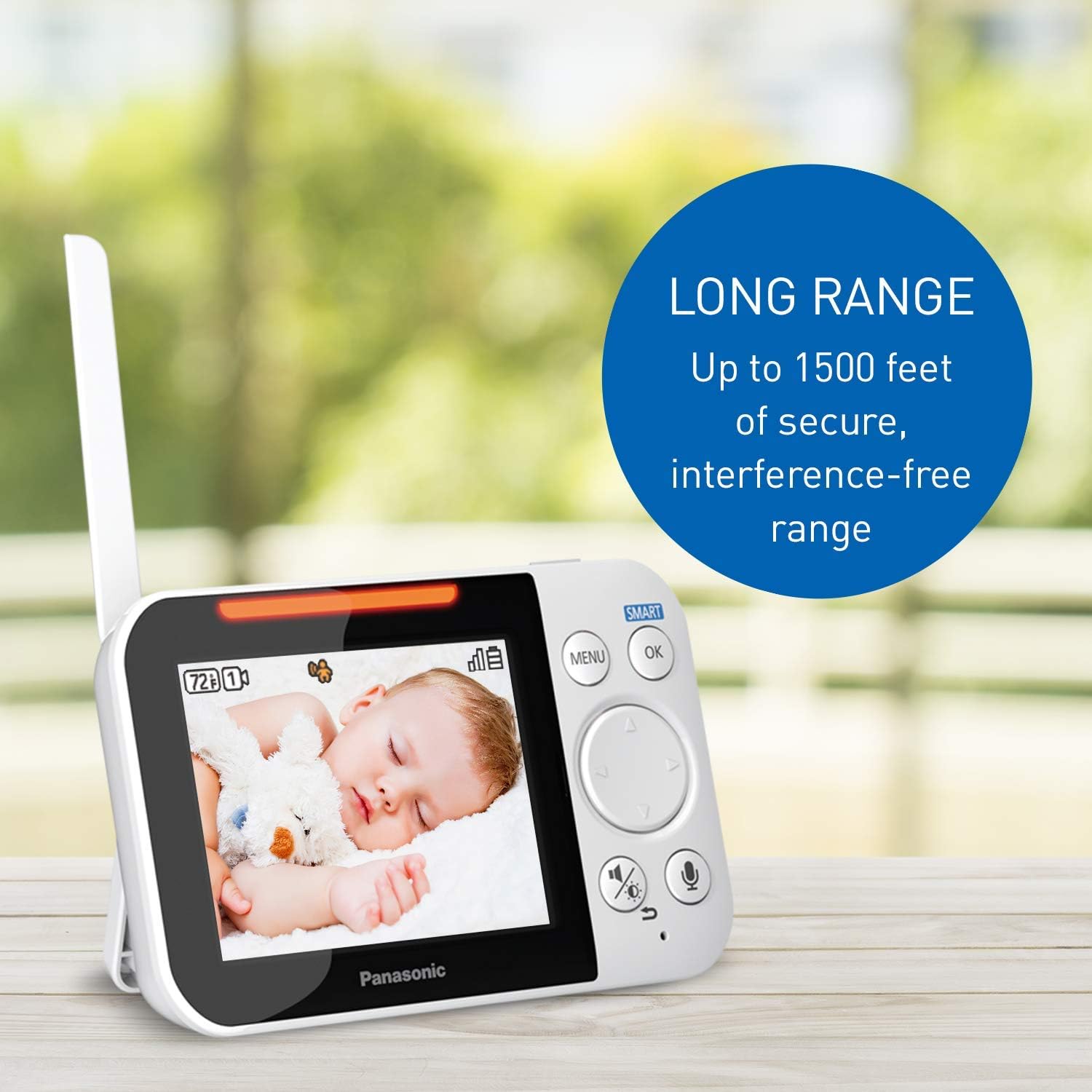 panasonic long range baby monitor