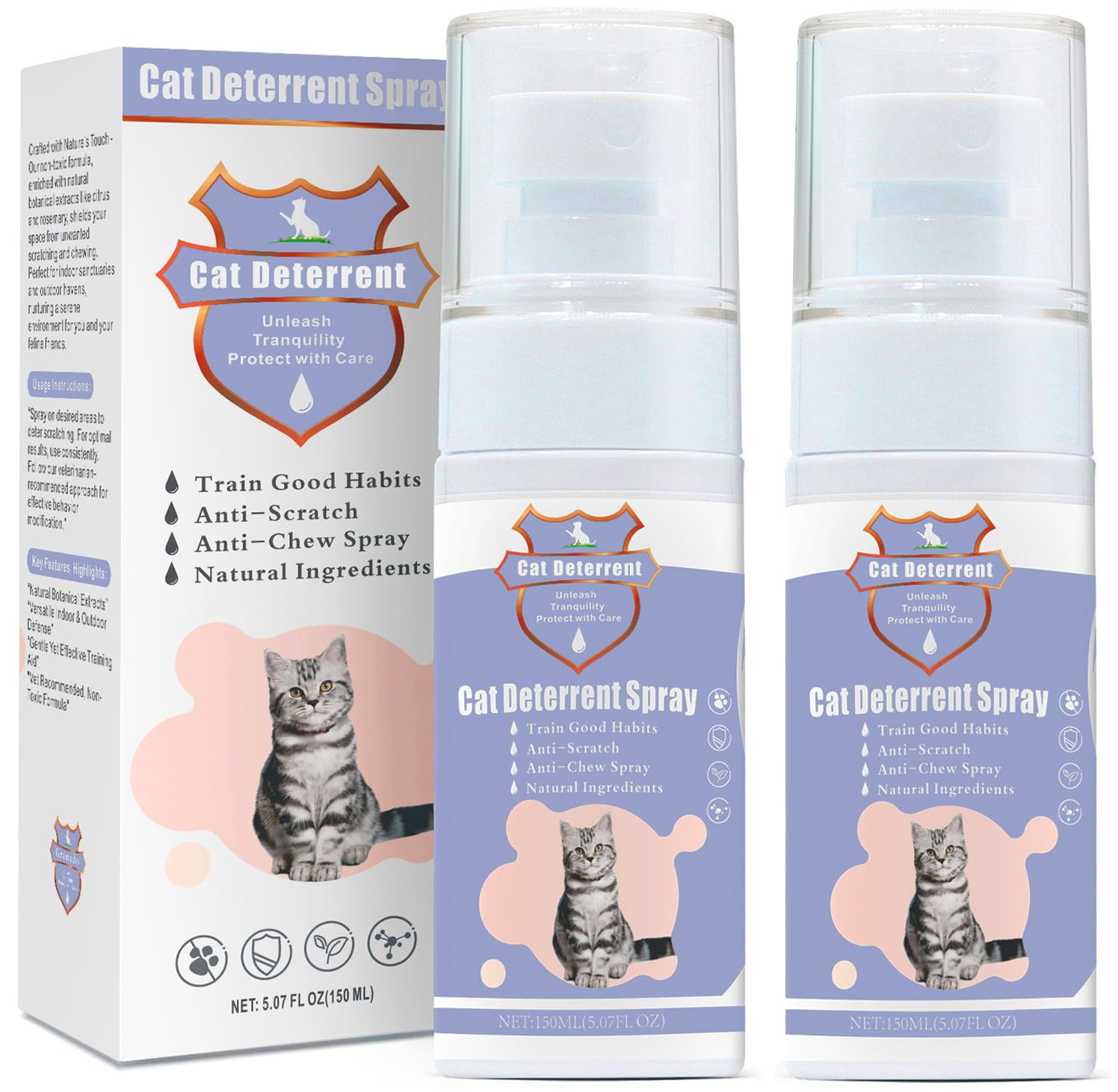 Photo 1 of **MISSING PARTS**
JAMBOS 2 Bottles Cat Deterrent Spray – S