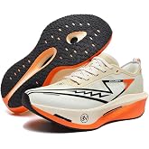 QAOTEROD Men's Thick-Soled, Non-Slip, Cushioning, Comfortable and Fashionable Sports Shoes with Mesh Laces and Breathable Low-Top Casual Running Shoes Suitable for Fitness, Badminton, and Walking