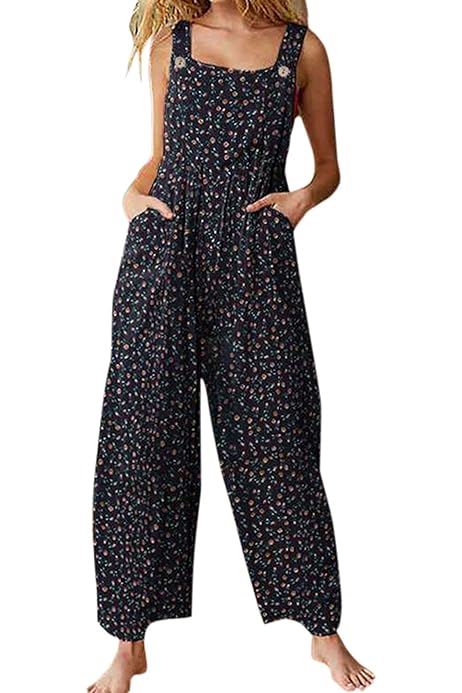 Peto Mujer Verano HGps8w Mono De Verano Para Mujer, Holgado