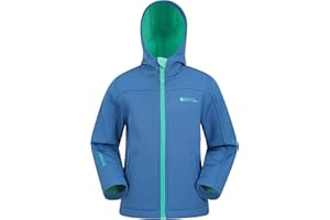 Mountain Warehouse Exodus Kids Softshell Jacket With Hood - Girls Boys Coat