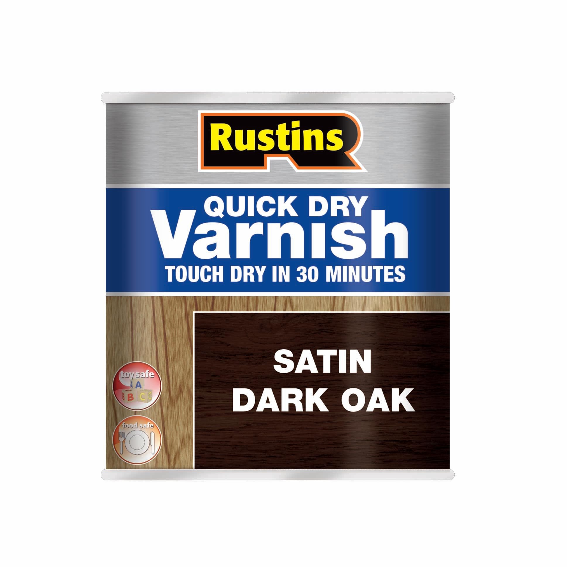 Rustins VSDO500 Quick Dry Varnish Dark Oak 500ml