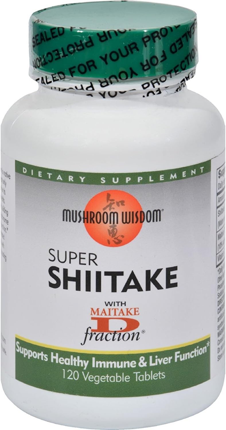 Mushroom WisdomSuper Shiitake - 120 Caplets