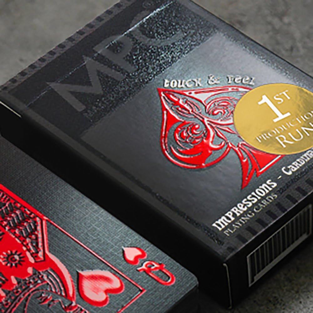 MPC Impressions Playing Cards: Cardinal Edition - Raised High Gloss Printing On Card Faces