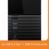 WD My Book Duo 44TB External Hard Drive RAID USB 3.2 Gen 1 Desktop Storage view 5