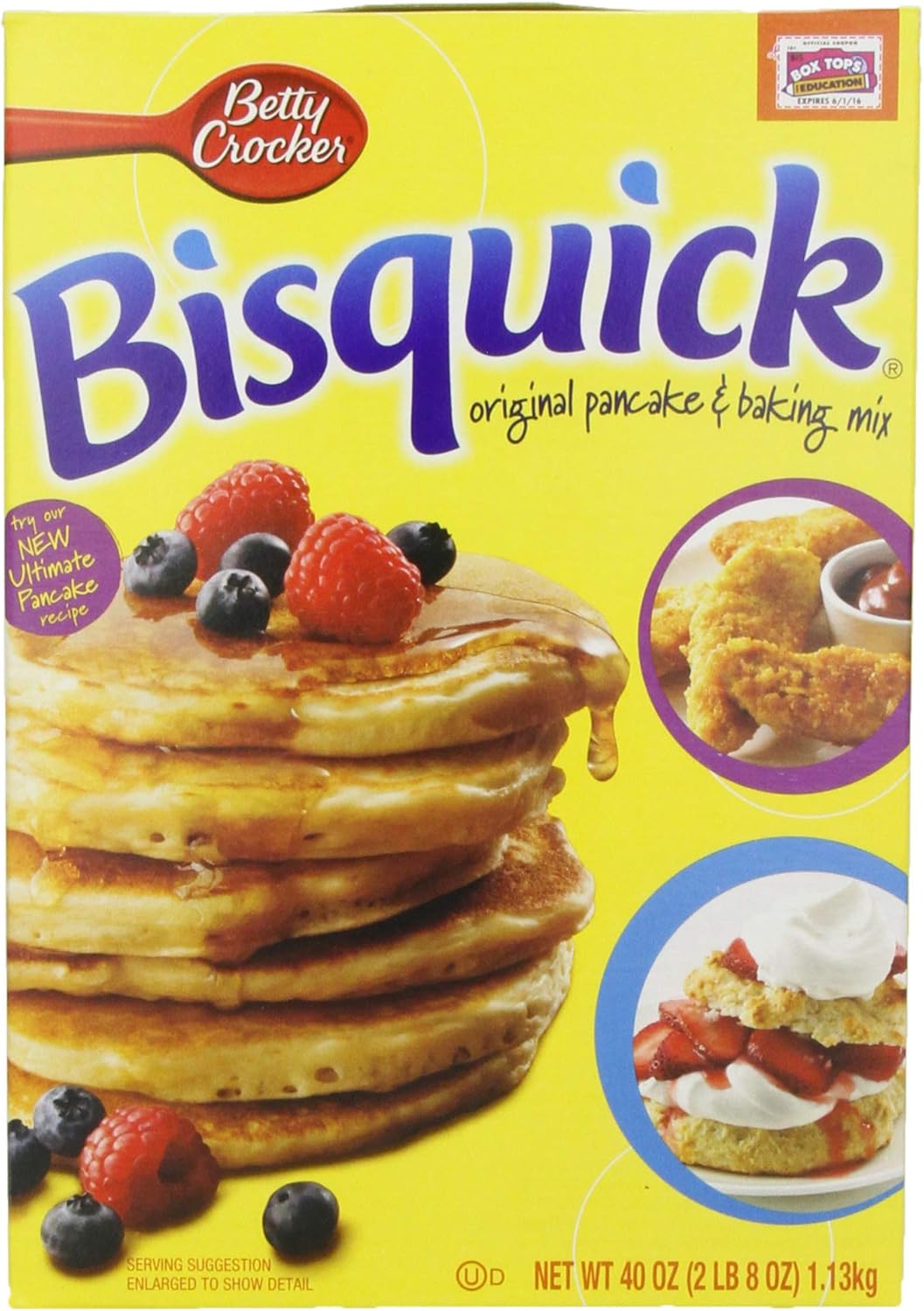 Betty Crocker Bisquick Original Pancake and Baking Mix 1.13kg Amazon