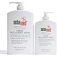 SEBAMED Liquid Face and Body Wash (1 Liter) (Liter + 400mL Bundle)