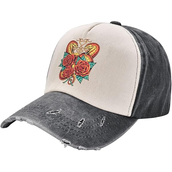 A Beautiful Rose Baseball Cap for Men Women Trucker Hat Vintage