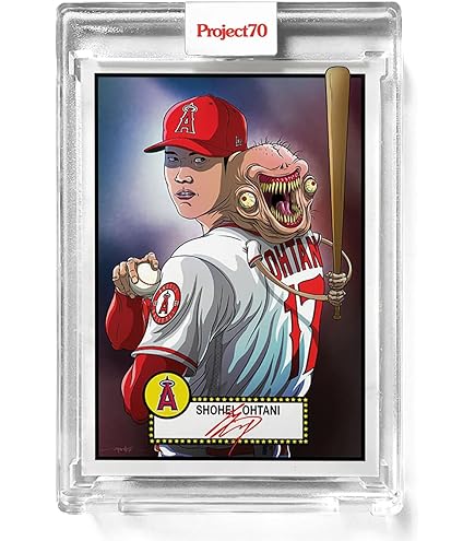 topps baseball 大谷翔平Project70 シリアル入り 大谷が登場！ TOPPSの