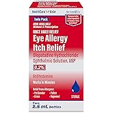 HealthCareAisle Eye Allergy Itch Relief - Olopatadine Hydrochloride Ophthalmic Solution USP, 0.2% – 2.5mL Twin Pack – Eye Allergy Drops