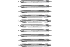 Accusize Industrial Tools No.2, 3/16'' by 5/16'' by 1-7/8'' H.S.S. Center Drill Bit, 10Pc 0530-0200x10