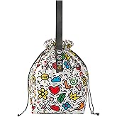 DAROSS Reusable Lunch Bag,Canvas Drawstring Lunch Bag, Lunch Tote for Work, School, or Picnics, Lightweight & Waterproof, Keeps Food Fresh All Day (Colour)