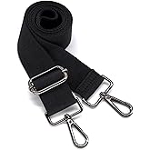 S&loyoe Thickened Solid Color Purse Straps Replacement Crossbody Bag Strap Adjustable Wide Guitar Straps for Handbags 1.5inch