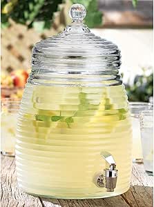 Beehive Glass Beverage Dispenser 2 Gallon