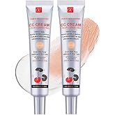 Color Correcting CC Cream, Full-Coverage Foundation, SPF 25, Even Skin Tone, Hydrating Cream