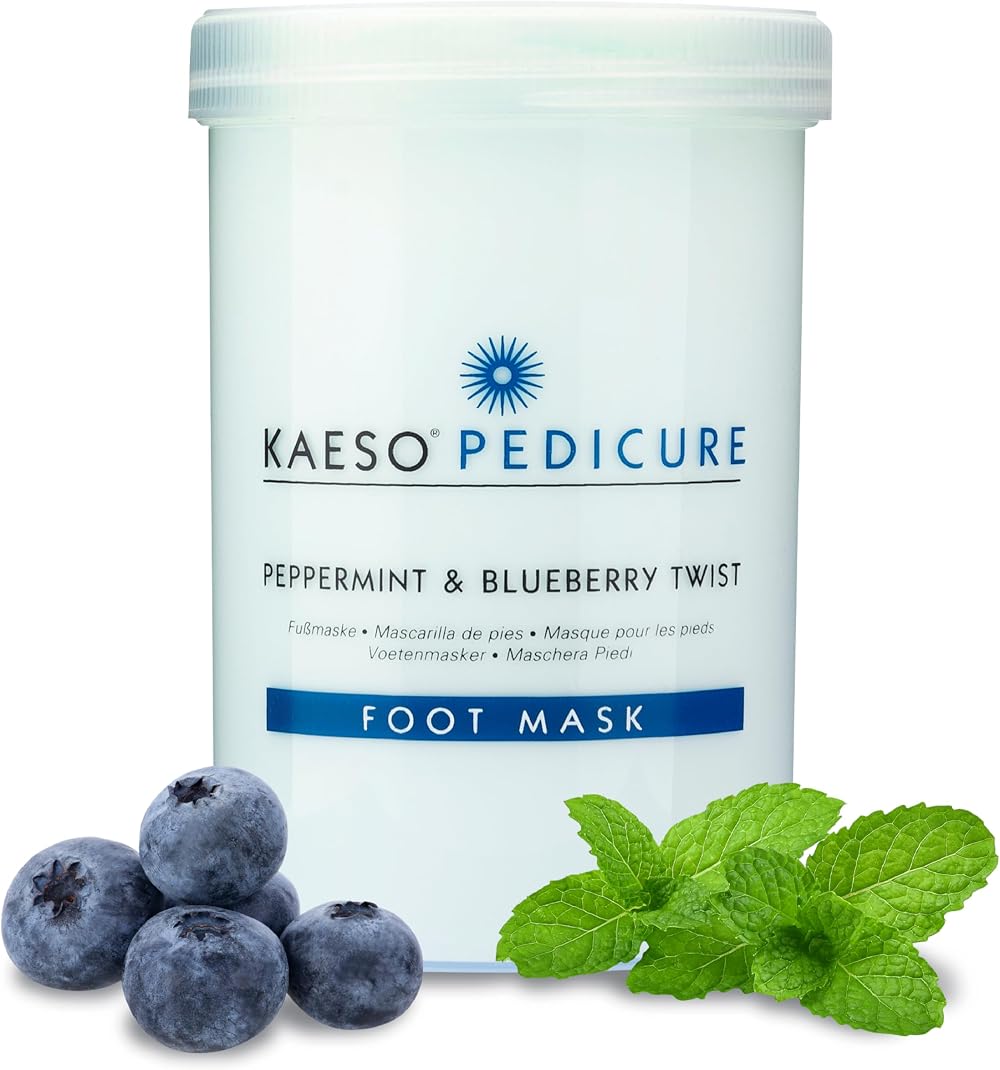 Kaeso Foot Mask Peppermint Blueberry Twist 1200ml Professional Salon Spa